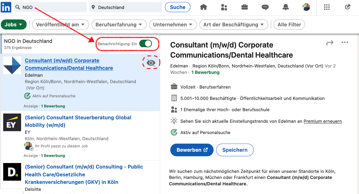 So findest Du einen Remote Job via LinkedIn | Job Alert